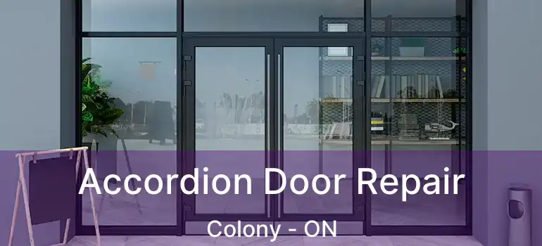 Accordion Door Repair Colony - ON