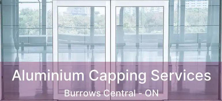  Aluminium Capping Services Burrows Central - ON