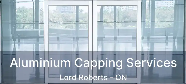  Aluminium Capping Services Lord Roberts - ON
