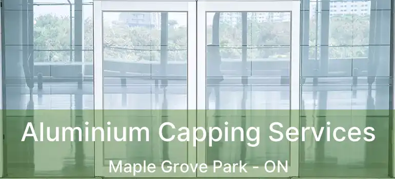  Aluminium Capping Services Maple Grove Park - ON