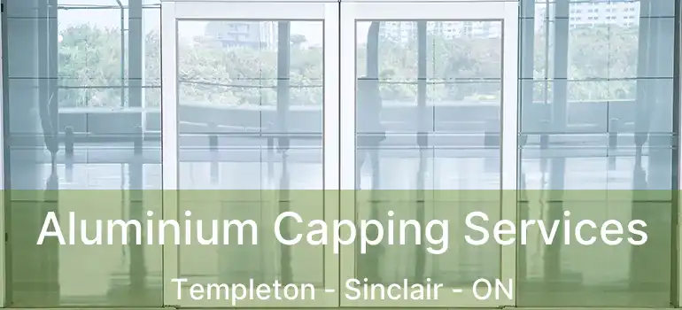  Aluminium Capping Services Templeton - Sinclair - ON