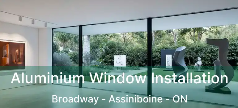  Aluminium Window Installation Broadway - Assiniboine - ON