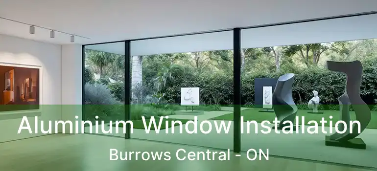  Aluminium Window Installation Burrows Central - ON