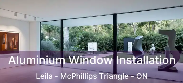 Aluminium Window Installation Leila - McPhillips Triangle - ON
