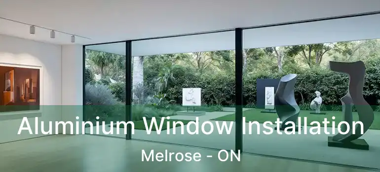 Aluminium Window Installation Melrose - ON