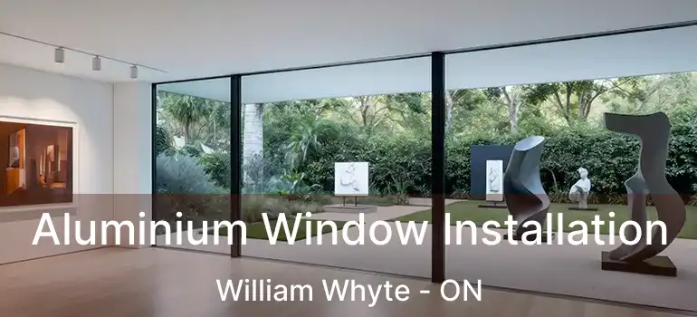  Aluminium Window Installation William Whyte - ON