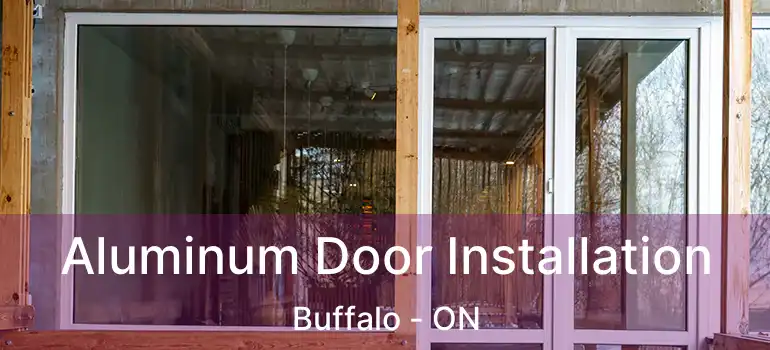  Aluminum Door Installation Buffalo - ON