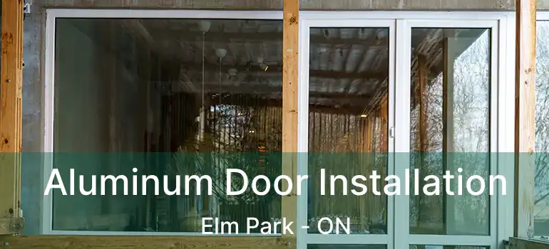  Aluminum Door Installation Elm Park - ON