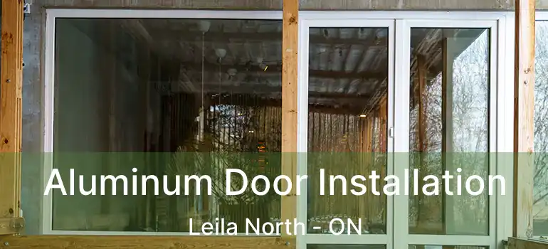  Aluminum Door Installation Leila North - ON