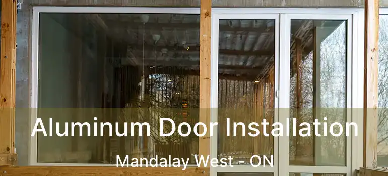  Aluminum Door Installation Mandalay West - ON
