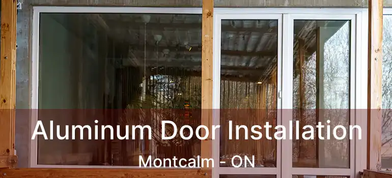  Aluminum Door Installation Montcalm - ON