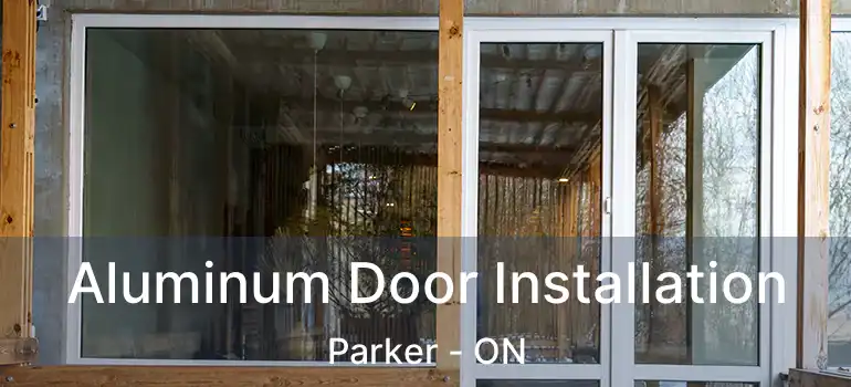  Aluminum Door Installation Parker - ON
