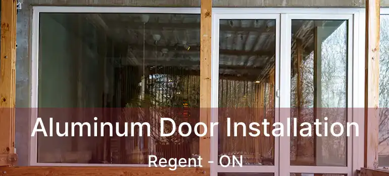  Aluminum Door Installation Regent - ON