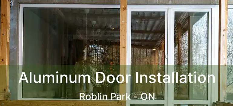  Aluminum Door Installation Roblin Park - ON