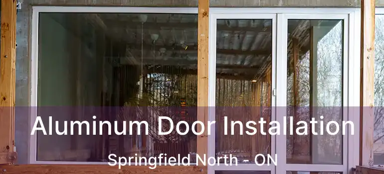  Aluminum Door Installation Springfield North - ON