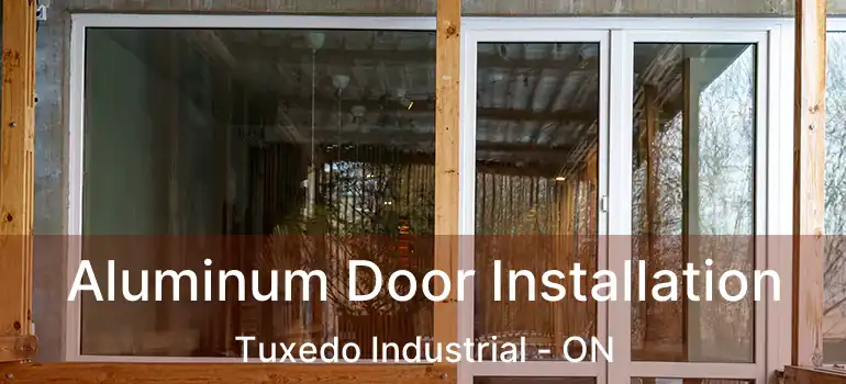  Aluminum Door Installation Tuxedo Industrial - ON
