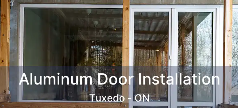  Aluminum Door Installation Tuxedo - ON