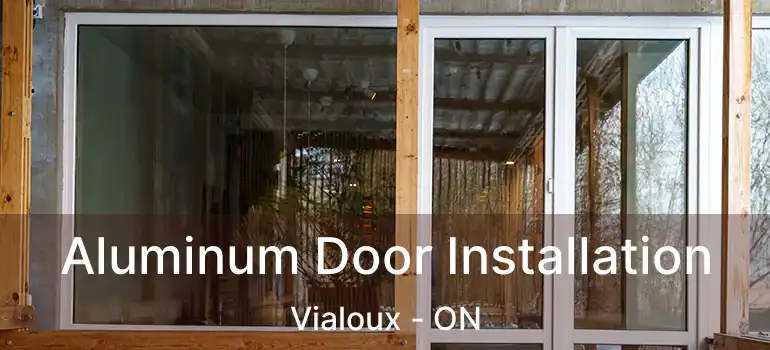  Aluminum Door Installation Vialoux - ON