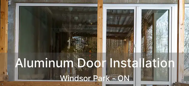  Aluminum Door Installation Windsor Park - ON