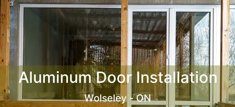  Aluminum Door Installation Wolseley - ON