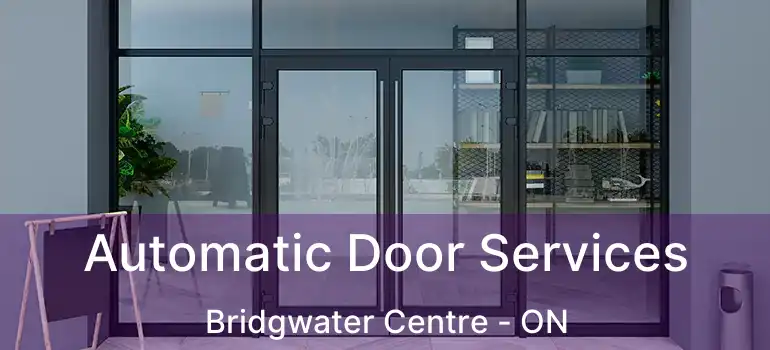  Automatic Door Services Bridgwater Centre - ON