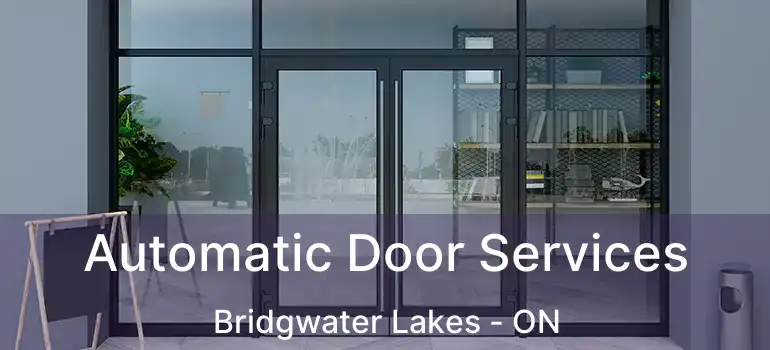  Automatic Door Services Bridgwater Lakes - ON