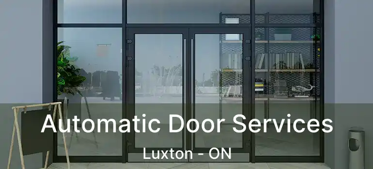  Automatic Door Services Luxton - ON