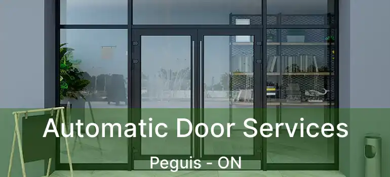  Automatic Door Services Peguis - ON