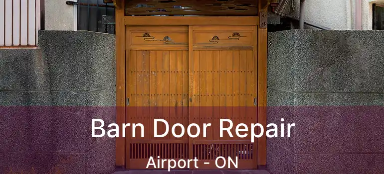  Barn Door Repair Airport - ON