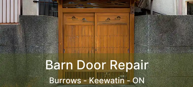  Barn Door Repair Burrows - Keewatin - ON