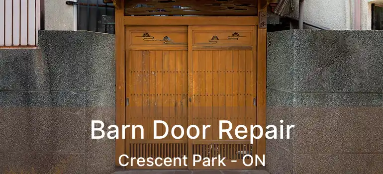  Barn Door Repair Crescent Park - ON