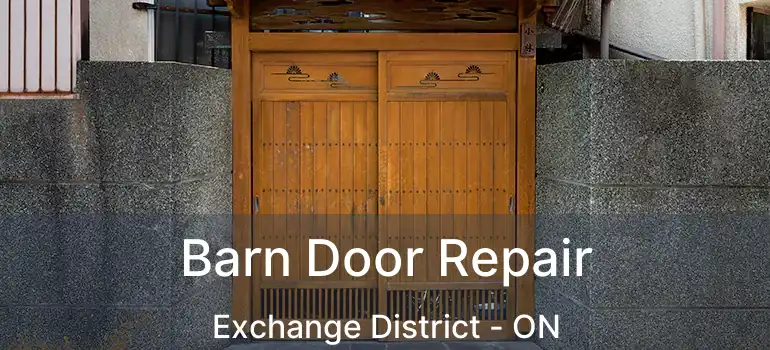  Barn Door Repair Exchange District - ON