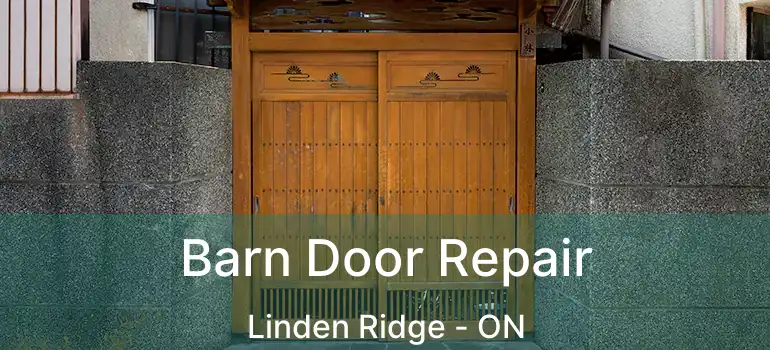  Barn Door Repair Linden Ridge - ON