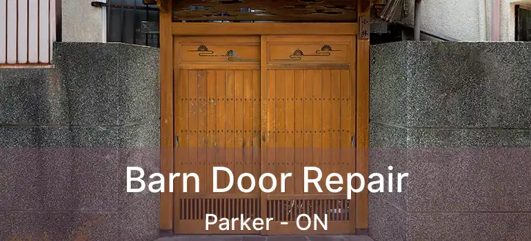  Barn Door Repair Parker - ON