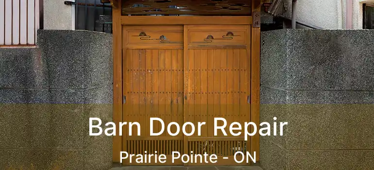  Barn Door Repair Prairie Pointe - ON