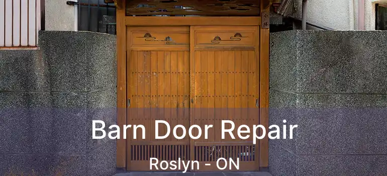  Barn Door Repair Roslyn - ON