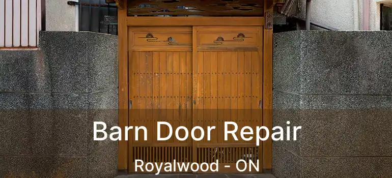  Barn Door Repair Royalwood - ON