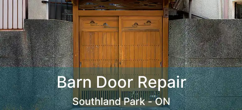  Barn Door Repair Southland Park - ON