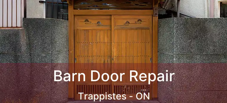  Barn Door Repair Trappistes - ON