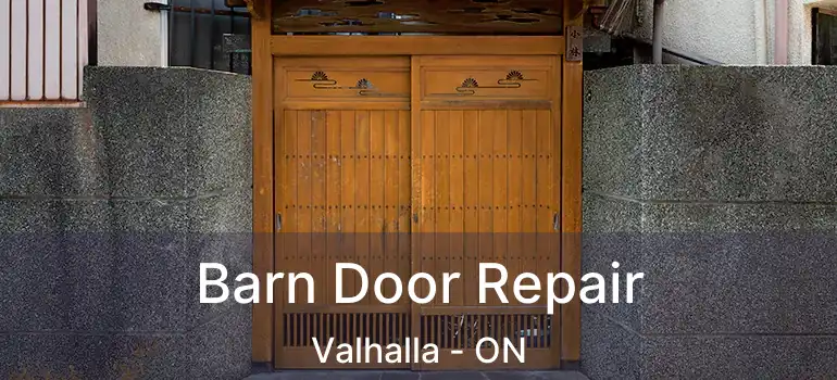  Barn Door Repair Valhalla - ON