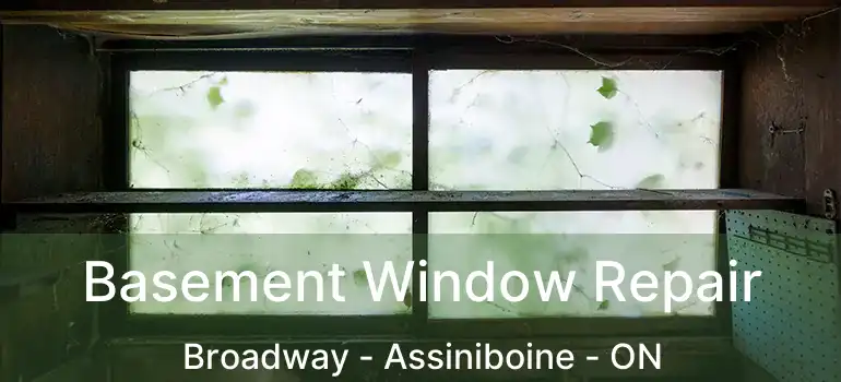  Basement Window Repair Broadway - Assiniboine - ON