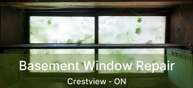  Basement Window Repair Crestview - ON