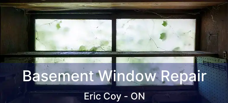  Basement Window Repair Eric Coy - ON