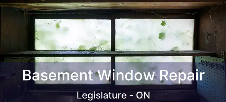  Basement Window Repair Legislature - ON