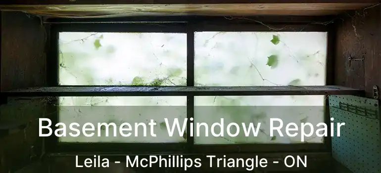  Basement Window Repair Leila - McPhillips Triangle - ON