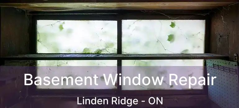  Basement Window Repair Linden Ridge - ON