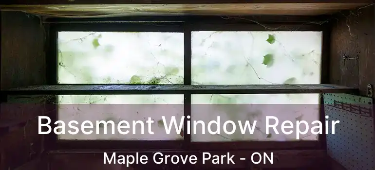  Basement Window Repair Maple Grove Park - ON
