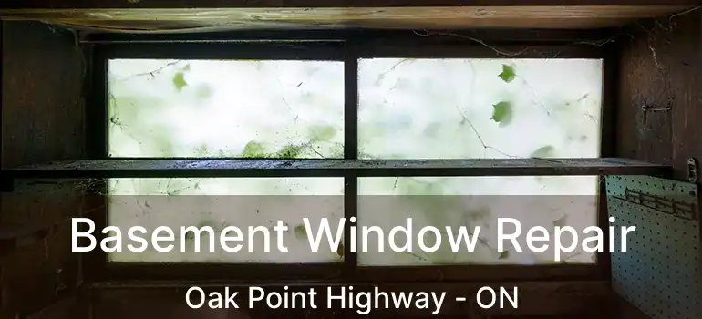  Basement Window Repair Oak Point Highway - ON