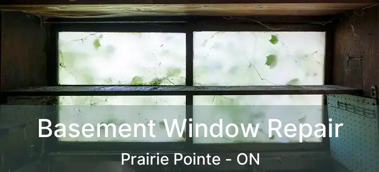  Basement Window Repair Prairie Pointe - ON
