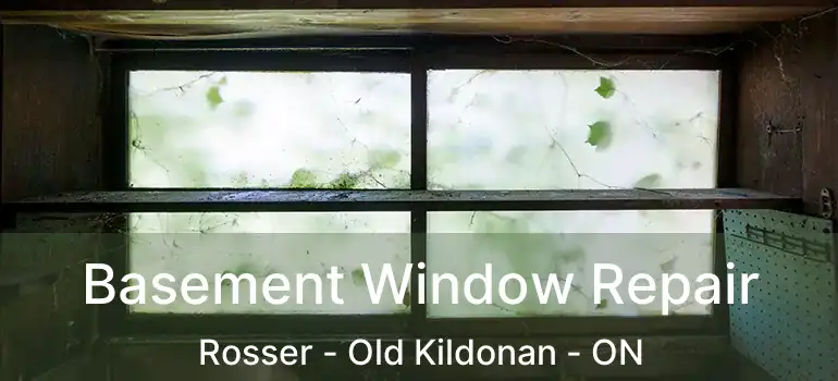  Basement Window Repair Rosser - Old Kildonan - ON